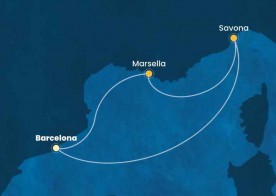 Crucero de 5 días desde Barcelona a bordo del Costa Toscana noviembre 2025 Costa Cruceros