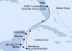 Crucero de 8 días desde Cabo Cañaveral (Orlando) a bordo del MSC Seashore enro 2026 msc cruceros