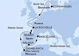 Crucero de 11 días desde Barcelona a bordo del MSC Magnifica mayo 2026 msc cruceros