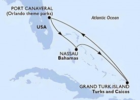 Crucero de 6 días desde Cabo Cañaveral (Orlando) a bordo del MSC Seashore marzo 2026 MSC Cruceros