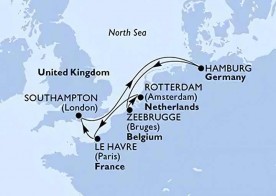 Crucero de 8 días desde Le Havre (París) a bordo del MSC Poesia enero 2026 MSC Poesia