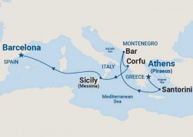 Crucero de 8 días desde Pireo (Atenas) a bordo del Sun Princess marzo 2026 Princess Cruises