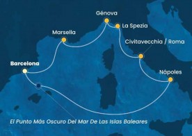 Crucero de 8 días desde Barcelona a bordo del Costa Toscana diciembre 2026 Costa Cruceros