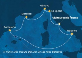 Crucero de 8 días desde Civitavecchia (Roma) a bordo del Costa Toscana diciembre 20925 Costa Cruceros