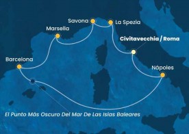 Crucero de 8 días desde Civitavecchia (Roma) a bordo del Costa Toscana DICIEMBRE 2025 Costa Toscana