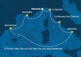 Crucero de 8 días desde Savona (Italia) a bordo del Costa Toscana noviembre diciembre 2025 Costa Cruceros