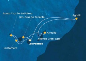 Crucero de 8 días desde Las Palmas de Gran Canaria a bordo del Costa Fortuna diciembre 2025 Costa Cruceros