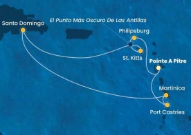 Crucero de 8 días desde Guadalupe (Pointe-à-Pitre) a bordo del Costa Fascinosa diciembre 2025 Costa Cruceros