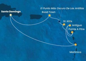 Crucero de 8 días desde Santo Domingo a bordo del Costa Fascinosa diciembre 2025 Costa Cruceros