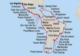 Crucero de 78 días desde Los Ángeles (EEUU) a bordo del Oceania Vista diciembre 2025 Oceania Cruises