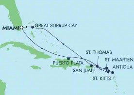Crucero de 11 días desde Miami (EEUU) a bordo del Norwegian Getaway diciembre 2025 Norwegian Cruise Line