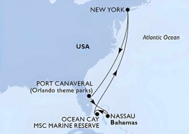 Crucero de 8 días desde Nueva York (EEUU) a bordo del MSC Meraviglia marzo abril 2026 MSC Cruceros