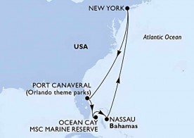 Crucero de 8 días desde Nueva York (EEUU) a bordo del MSC Meraviglia 2025 2026 MSC Cruceros