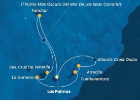 Crucero de 8 días desde Las Palmas de Gran Canaria a bordo del Costa Fortuna marzo 2026 Costa Cruceros