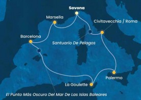 Crucero de 8 días desde Savona (Italia) a bordo del Costa Smeralda marzo 2026 Costa Cruceros