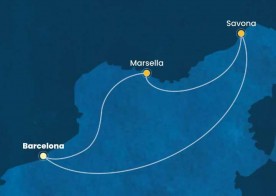 Crucero de 5 días desde Barcelona a bordo del Costa Fascinosa marzo 2026 Costa Cruceros