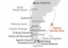 Crucero de 15 días desde Valparaíso (Chile) a bordo del Le Austral noviembre 2026 Ponant