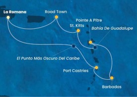 Crucero de 8 días desde La Romana (R.Dominicana) a bordo del Costa Pacifica 2026 Costa Cruceros