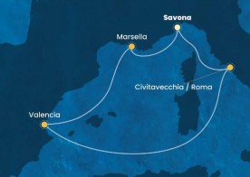 Crucero de 5 días desde Savona (Italia) a bordo del Costa Fascinosa marzo 2026 Costa Cruceros