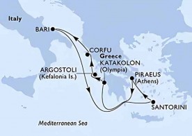 Crucero de 8 días desde Pireo (Atenas) a bordo del MSC Sinfonia 2026 MSC Cruceros