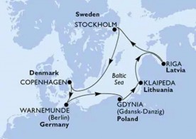 Crucero de 8 días desde Copenhague a bordo del MSC Magnifica 2026 MSC Cruceros