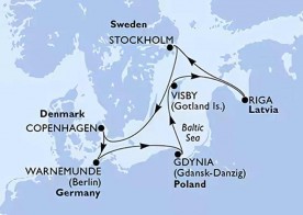 Crucero de 8 días desde Rostock (Berlin) a bordo del MSC Magnifica julio 2026 MSC Cruceros