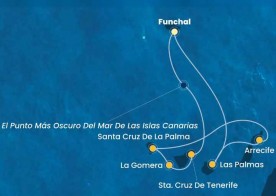 Crucero de 8 días desde Funchal (Portugal) a bordo del Costa Fortuna enero 2026 Costa Cruceros