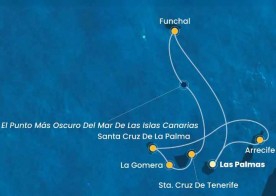 Crucero de 8 días desde Las Palmas de Gran Canaria a bordo del Costa Fortuna enero 2026 Costa Cruceros