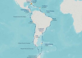 Crucero de 75 días desde Miami (EEUU) a bordo del Azamara Journey enero 2027 Azamara Cruises