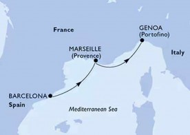 Crucero de 3 días desde Barcelona a bordo del MSC World Europa abril 2026 MSC Cruceros