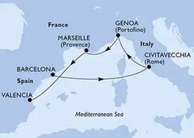 Crucero de 6 días desde Barcelona a bordo del MSC Musica abril 2026 MSC Cruceros