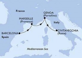 Crucero de 4 días desde Barcelona a bordo del MSC World Europa noviembre 2025 MSC Cruceros