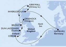 Crucero de 11 días desde Hamburgo (Alemania) a bordo del MSC Preziosa 2026 MSC Cruceros
