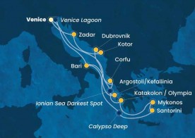 Crucero de 15 días desde Venecia (Italia) a bordo del Costa Deliziosa junio 2026 Costa Cruceros