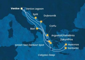 Crucero de 15 días desde Venecia (Italia) a bordo del Costa Deliziosa junio 2026 Costa Cruceros