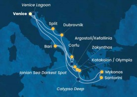 Crucero de 15 días desde Venecia (Italia) a bordo del Costa Deliziosa agosto 2026 Costa Cruceros