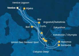 Crucero de 15 días desde Venecia (Italia) a bordo del Costa Deliziosa junio septiemrbe 2026 Costa Cruceros