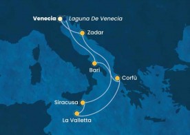 Crucero de 8 días desde Venecia (Italia) a bordo del Costa Deliziosa mayo 2026 Costa Cruceros