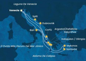 Crucero de 15 días desde Venecia (Italia) a bordo del Costa Deliziosa agosto 2026 Costa Cruceros
