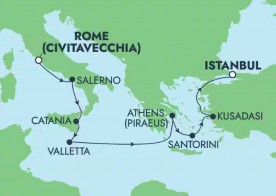 Crucero de 10 días desde Civitavecchia (Roma) a bordo del Norwegian Viva 2027 Norwegian Cruise Line