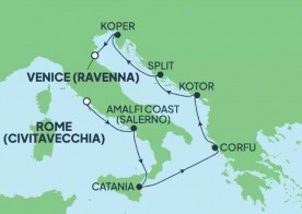 Crucero de 8 días desde Civitavecchia (Roma) a bordo del Norwegian Gem 2026 Norwegian Cruise Line