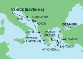 Crucero de 11 días desde Estambul (Turquía) a bordo del Norwegian Viva 2027 Norwegian Cruise Line
