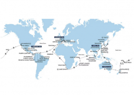 Itinerario Crucero Vuelta al Mundo 2026 desde Génova o Barcelona