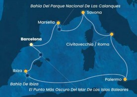 Crucero de 8 días desde Barcelona a bordo del Costa Smeralda 2026 Costa Cruceros