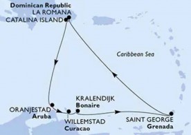 Crucero de 8 días desde La Romana (R.Dominicana) a bordo del MSC Opera 2027 MSC Cruceros