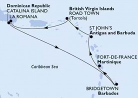 Crucero de 8 días desde La Romana (R.Dominicana) a bordo del MSC Opera 2026 2027 MSC Cruceros