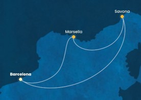 Crucero de 5 días desde Barcelona a bordo del Costa Fascinosa 2026 Costa Cruceros