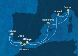 Crucero de 11 días desde Málaga a bordo del Costa Diadema octubre 2026 Costa Cruceros