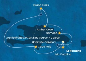 Crucero de 8 días desde La Romana (R.Dominicana) a bordo del Costa Pacifica 2026 Costa Cruceros