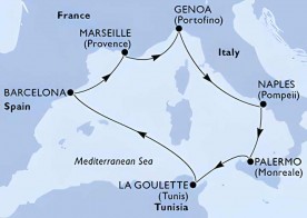Crucero de 8 días desde Barcelona a bordo del MSC Euribia 2026 2027 MSC Cruceros